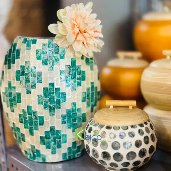 Bình xà cừ, giá đỡ cây hoa