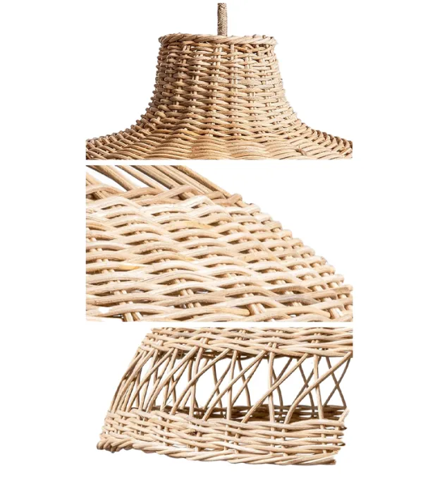 Đèn Chùm Mây Tre (Rộng)