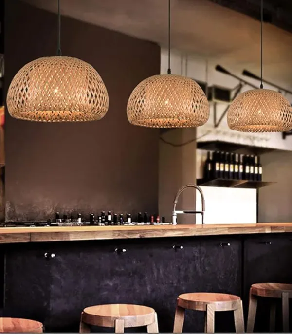 Đèn Mây Tre 2 Lớp