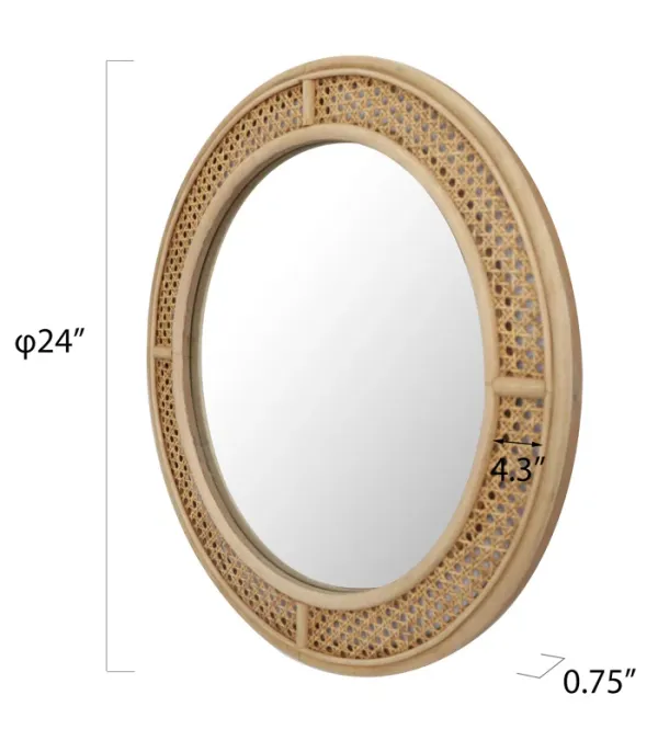 Gương Tròn Mây Aref 24 Inch