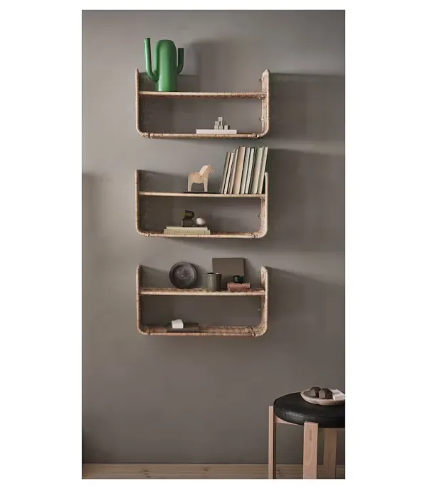 Kệ treo tường bằng mây