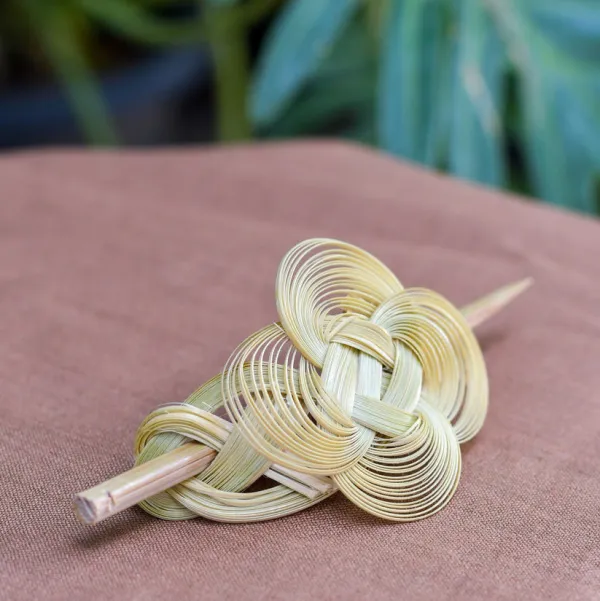 Kẹp Tóc Tre Thủ Công Leah