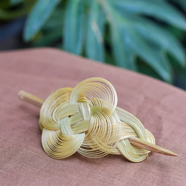 Kẹp Tóc Tre Thủ Công Leah