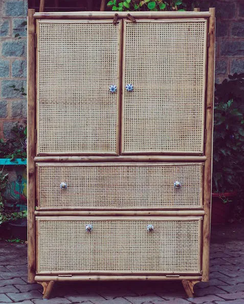 Tủ Tre Mây Thủ Công Vibhagannal